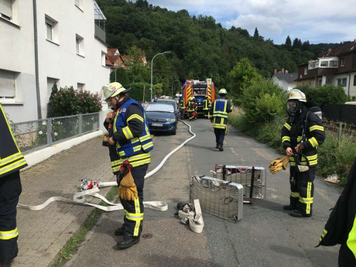 Einsatz in der Nibelungenstraße (Foto: Ralf Mittelbach) Einsatz in der Nibelungenstraße (Foto: Ralf Mittelbach)