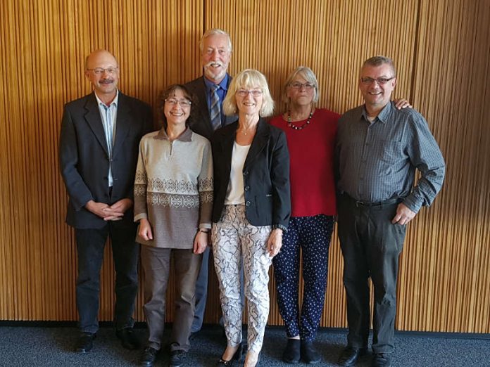 Karl Seiler, Gabriele Bandt, Rainer Schlipper, Elisabeth Sauer, Anna Oehne-Marquard und Jürgen Reichenbach (nicht auf dem Foto sind Ute Schmitt, Jür-gen Schubert) (Foto: Kreisseniorenrat Rhein-Neckar-Kreis e.V.)