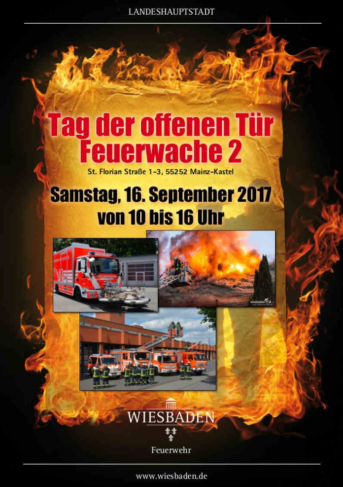 Veranstaltungsplakat (Quelle: Feuerwehr Wiesbaden)