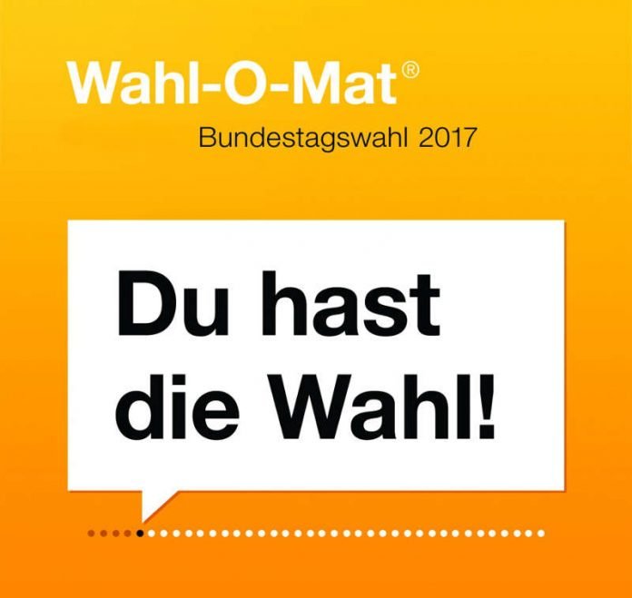 Wahl-O-Mat Bundestagswahl 2017 (© bpb) Wahl-O-Mat Bundestagswahl 2017 (© bpb)