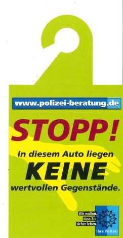 Flyer - Gelegenheit macht Diebe Flyer - Gelegenheit macht Diebe