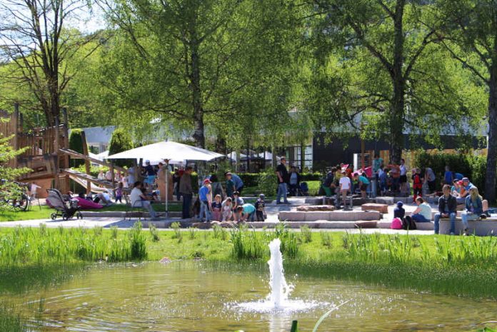 Bleibt den Kindern dauerhaft erhalten: Der Falkenstein-Spielplatz. (Foto: Gartenschau Bad Herrenalb 2017)