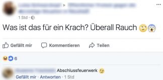 Nach den Explosionen folgte Stille. Facebook-Gruppenmitglieder erklärten die Welt (Quelle: Facebook)