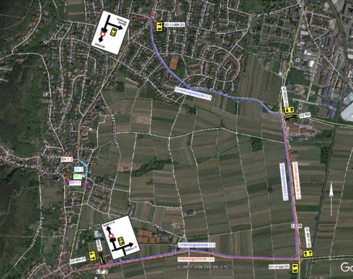 Umleitung (Quelle: Stadtverwaltung Neustadt) Umleitung (Quelle: Stadtverwaltung Neustadt)