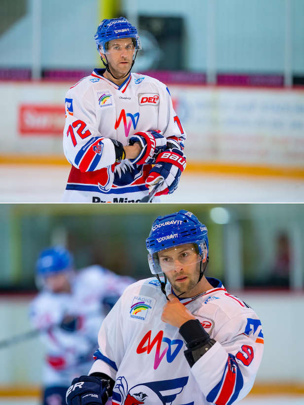 Mathieu Carle und Brent Radecke (Foto: AS-Sportfoto / Sörli Binder)