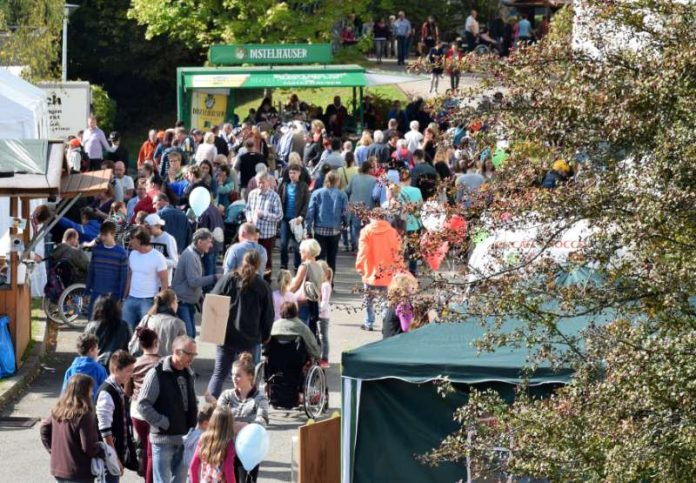 Viel Betrieb herrschte beim traditionellen Erntedank- und Herbstfest der Johannes-Diakonie in Schwarzach. (Foto: Walter)