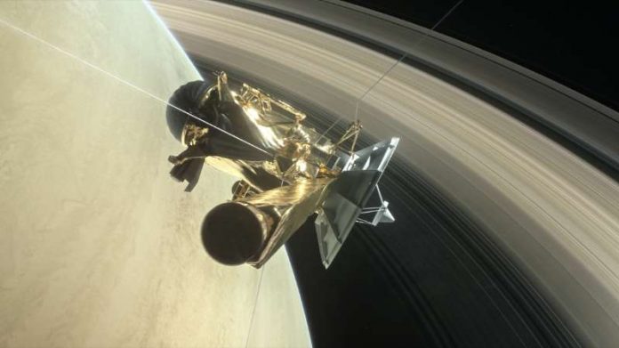 Großes Finale der Raumsonde Cassini (https://youtu.be/xrGAQCq9BMU), NASA Jet Propulsion Laboratory Großes Finale der Raumsonde Cassini (https://youtu.be/xrGAQCq9BMU), NASA Jet Propulsion Laboratory