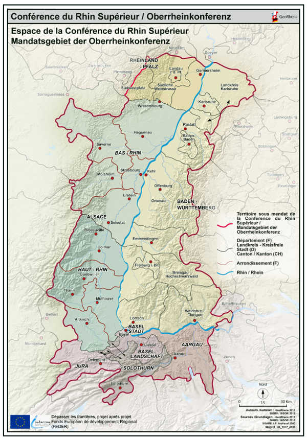 Mandatsgebiet der Oberrheinkonferenz