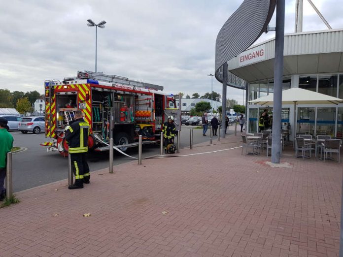 In einem Imbiss brannte es (Foto: Feuerwehr Haßloch)