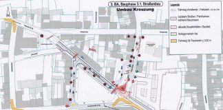 Sanierung der Talstraße (B39) - Bauphase 3 (Quelle: Stadtverwaltung Neustadt)