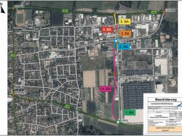 Die Arbeiten werden in fünf Bauabschnitte unterteilt (Quelle: LBM Speyer)