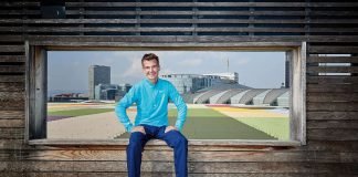 Arne Gabius, der deutsche Lauf-Star, über die Kraft eines schlechten Frühstücks vor dem Start, den Geburtstermin seines ersten Kindes just am Marathontag und worauf er entlang der Frankfurter Strecke besonders achtet. (Foto: Mainova Frankfurt Marathon)