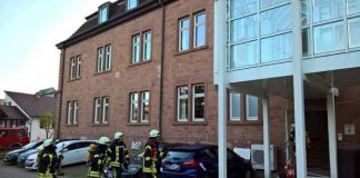 Großeinsatz dauerte nicht lange - Eine defekte Leuchtstoffröhre sorgte für Aufregung am Amtsgericht Rockenhausen