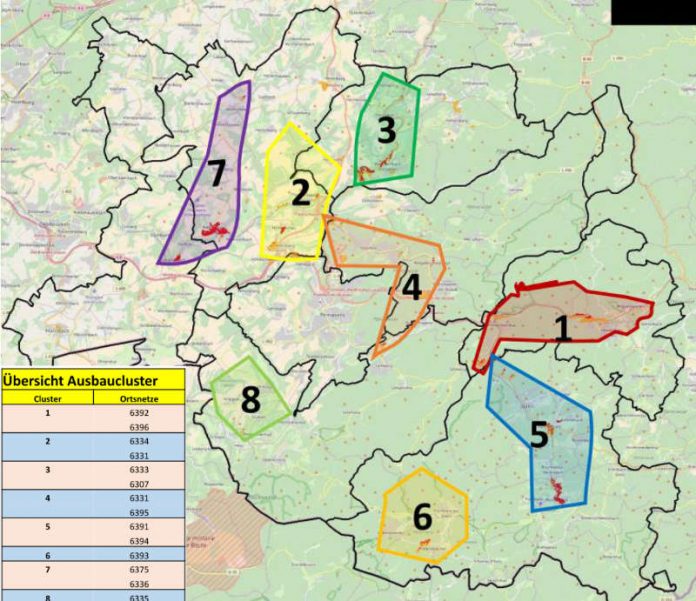 Realisierung des Ausbaus der Gewerbegebiete im Projekt II (Quelle: Kreisverwaltung Südwestpfalz)