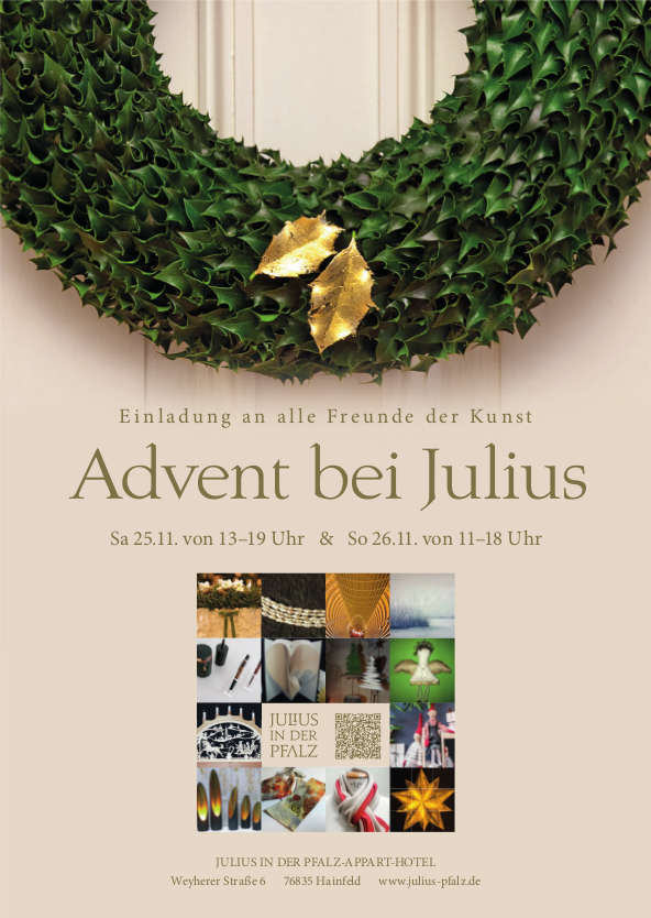 Advent bei Julius Veranstaltungsplakat
