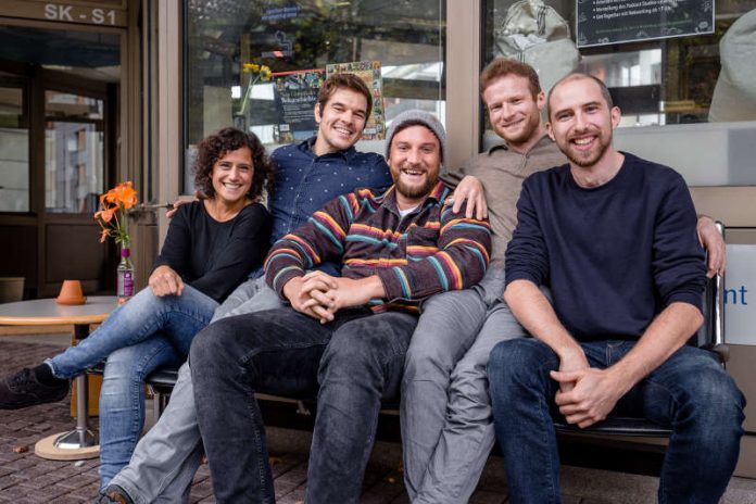 v.l.: Shiva Hamid, Hannes Diether, Birk Bauer, Tobias Malang, Enno Fedderken (Foto: Lars Kehrel)