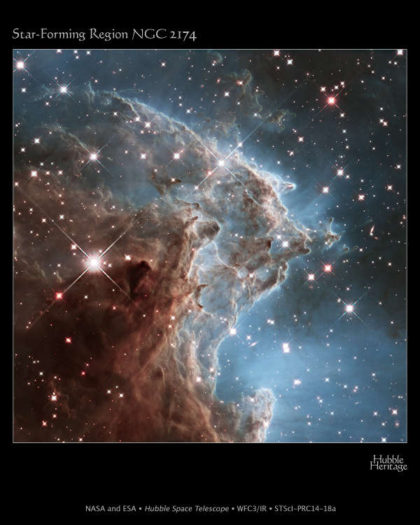 Sternentstehungsgebiet NGC 2174 (Foto: NASA/ESA) Sternentstehungsgebiet NGC 2174 (Foto: NASA/ESA)