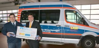 ASB-Geschäftsführer Joachim Schmid (l.) und VR-Bank Vorstandsmitglied Michael Mechtel (r.) (Foto: VR Bank Rhein-Neckar eG)