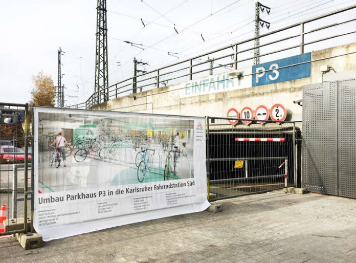 Umbau für die neue Fahrradstation am Hauptbahnhof (Foto: Fächer GmbH) Umbau für die neue Fahrradstation am Hauptbahnhof (Foto: Fächer GmbH)