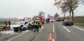 Unfallstelle B9 - Einmündung L437