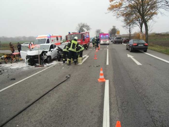 Unfallstelle B9 - Einmündung L437