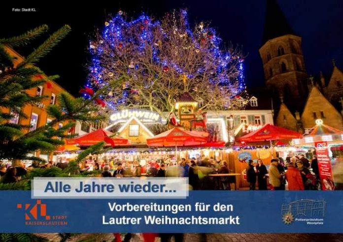 Am 27.11.2017 wird der Weihnachtsmarkt in Kaiserslautern eröffnet