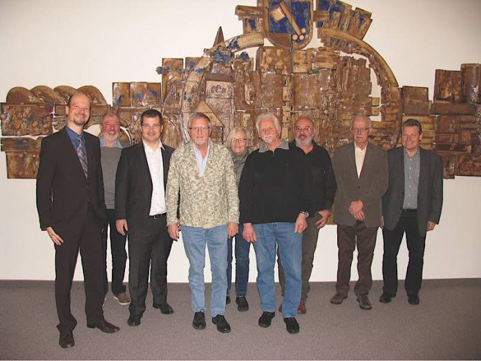 Von links: Kai Förster, Otto Hauck (hinten), Stefan Tittes, Werner Blaul, Monika Poignée (hinten), Georg Römich (Foto: Gemeindeverwaltung Mutterstadt)