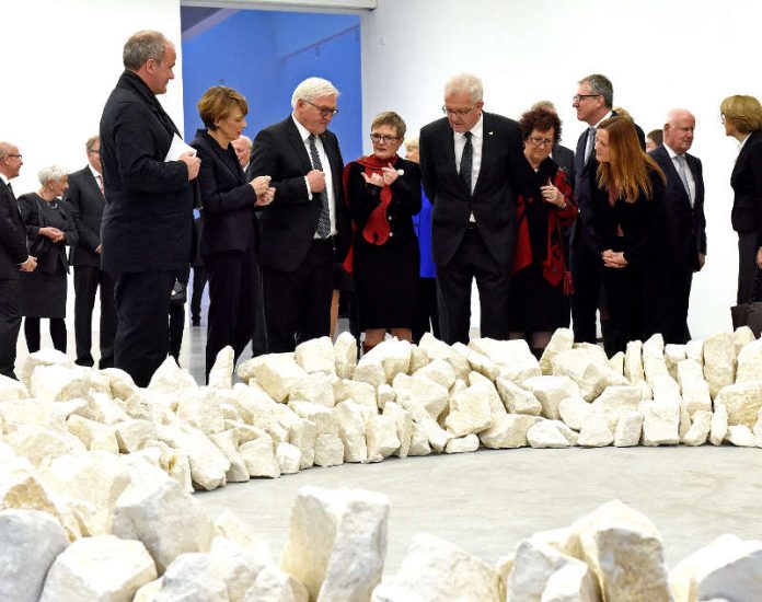 Bundespraesident Frank-Walter Steinmeier zu Besuch in der Keplerschule und Kunsthalle mit Ministerpraesident Winfried Kretschmann und OB Dr.Peter Kurz (Quelle: Stadt Mannheim / Foto: Thomas Tröster)