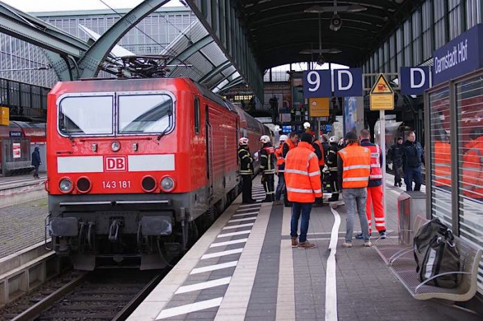 Feuerwehreinsatz im HBF Darmstadt (Foto: Feuerwehr Darmstadt)