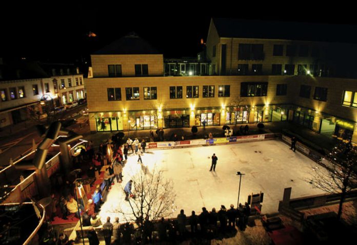 Die Weinheimer Eisbahn (Foto: Stadtverwaltung Weinheim)