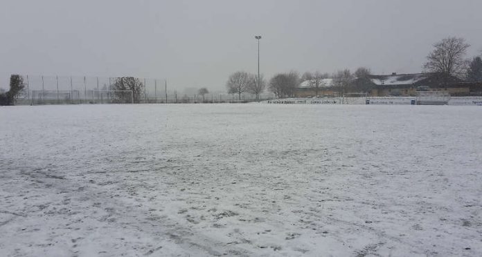 Fußballspielen war nicht möglich (Foto: VfR Mannheim) Fußballspielen war nicht möglich (Foto: VfR Mannheim)