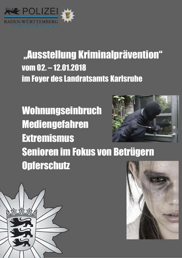 Veranstaltungsplakat (Quelle: Polizei BW)