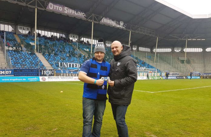 Oliver Pressler (l.) und SVW-Geschäftsführer Markus Kompp (Foto: SVW)