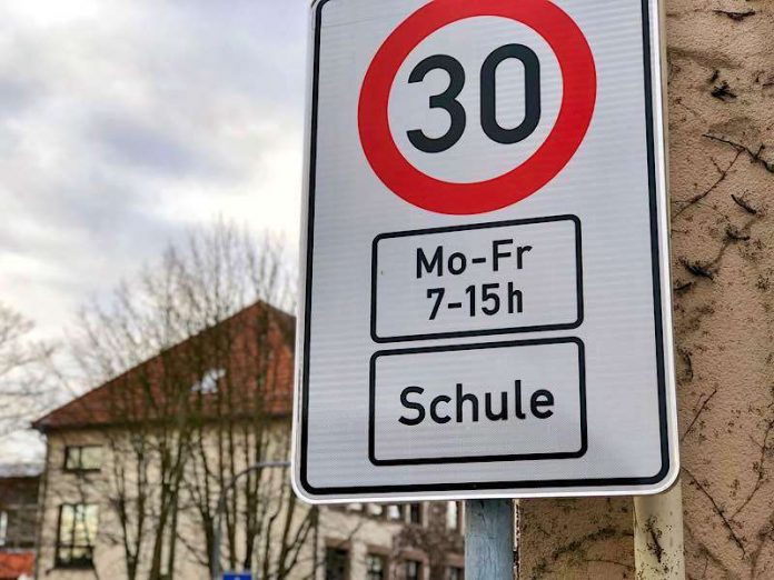 Auch die Rheinwaldschule in Neuburgweier ist nun als letzte Rheinstettener Schule eingebettet in Verkehrsberuhigung. (Foto: Stadtverwaltung Rheinstetten) Auch die Rheinwaldschule in Neuburgweier ist nun als letzte Rheinstettener Schule eingebettet in Verkehrsberuhigung. (Foto: Stadtverwaltung Rheinstetten)