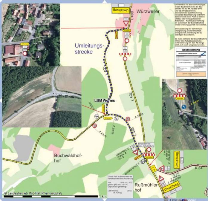 Lageplan (Quelle: LBM Worms) Lageplan (Quelle: LBM Worms)