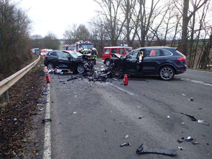 Die Unfallstelle (Foto: Polizei RLP)