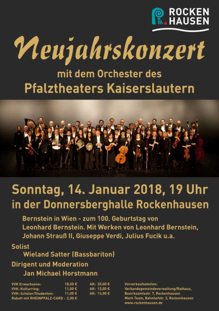 Plakat Neujahrskonzert Veranstaltungsplakat