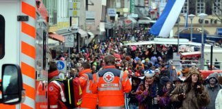 Rotkreuzler im Fastnachtseinsatz