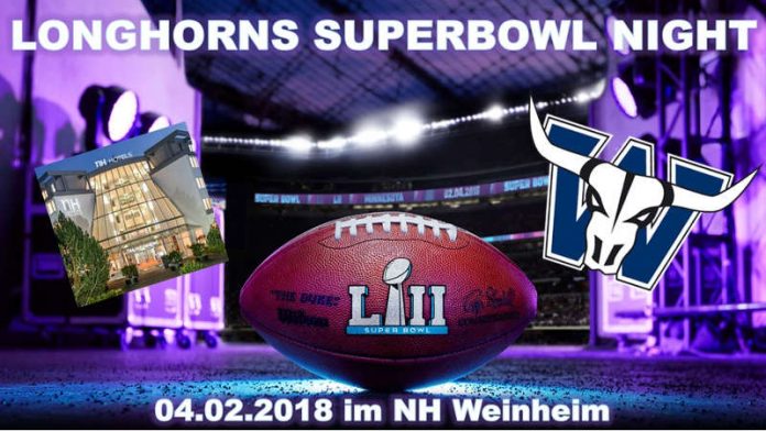 Größte Super Bowl Party der Longhorns Veranstaltungsankündigung