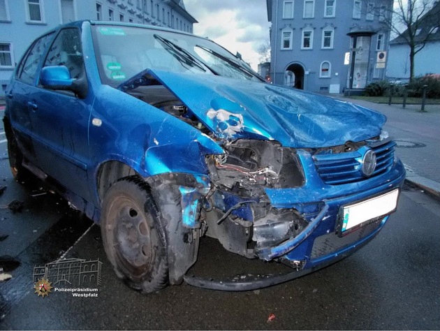 Der VW Polo hätte eigentlich Vorfahrt gehabt…