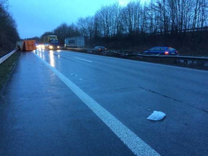 Unfall auf der B9