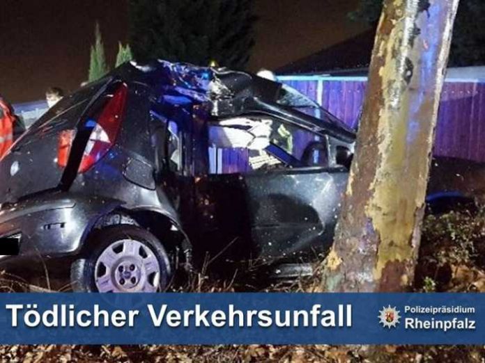 Tödlicher Verkehrsunfall in Ludwigshafen