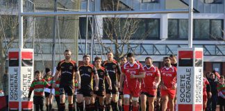 Das Rugby-Nationalteam von Georgien (rechts) (Foto: Tobias Keil)