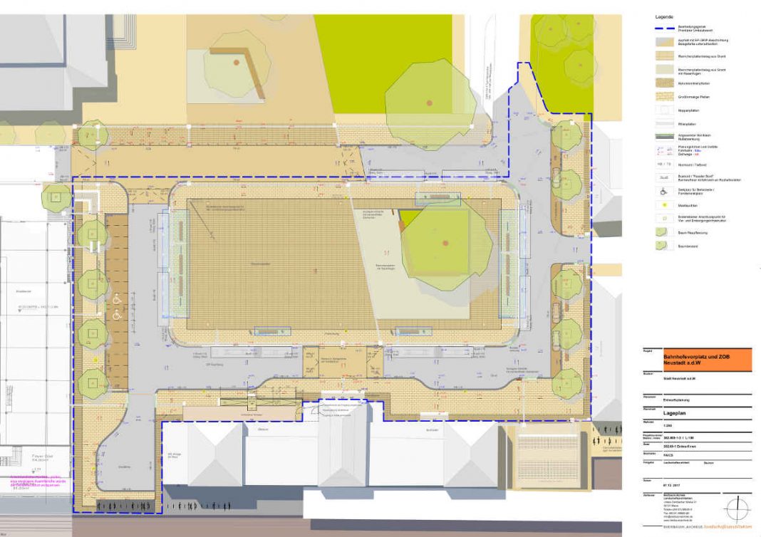 So soll der neue Bahnhofsvorplatz aussehen. (Quelle: Stadtverwaltung Neustadt)