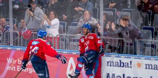 Phil Hungerecker und Chad Kolarik (Foto: AS-Sportfoto / Sörli Binder)