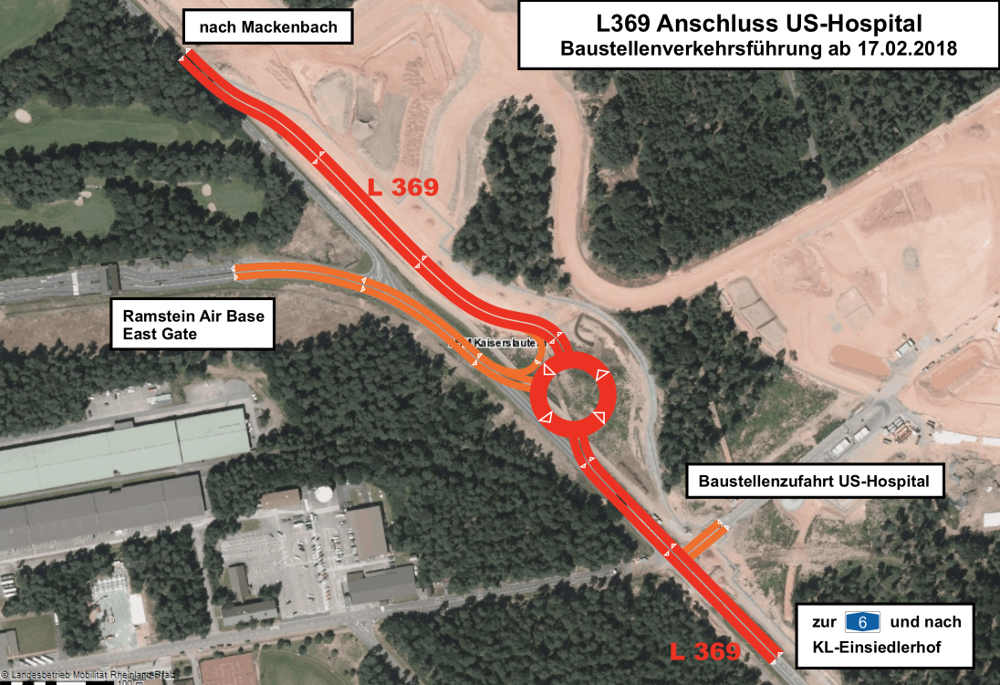 Verkehrsführung (Quelle: LBM Kaiserslautern)