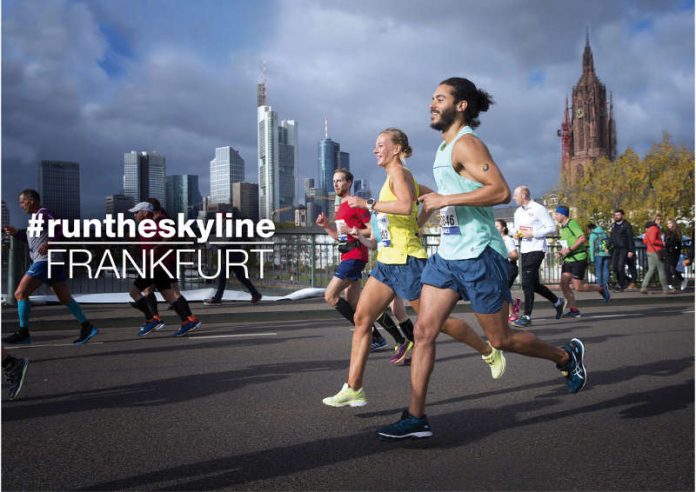 Mainova Frankfurt Marathon Runtheskyline Keyvisual 1 Quer Claim 2018 Mainova Frankfurt Marathon Runtheskyline Keyvisual 1 Hoch Claim 2018 Mainova Frankfurt Marathon Runtheskyline Keyvisual 4 2018 (Foto: Mainova Frankfurt Marathon)