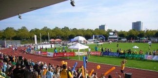 Das Carl-Kaufmann-Stadion in Karlsruhe (Foto: Hannes Blank)