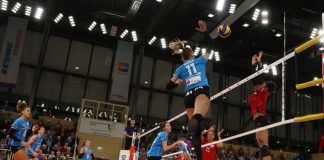 VC Wiesbaden: Spannung ist beim Spiel gegen Aachen programmiert (Foto: Detlef Gottwald)