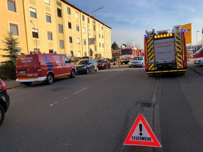 Wasseraustritt Händelstrasse 3 - Feuerwehreinsatz